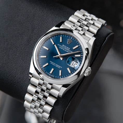 rolex date just 36mm blu|rolex datejust 36 price.